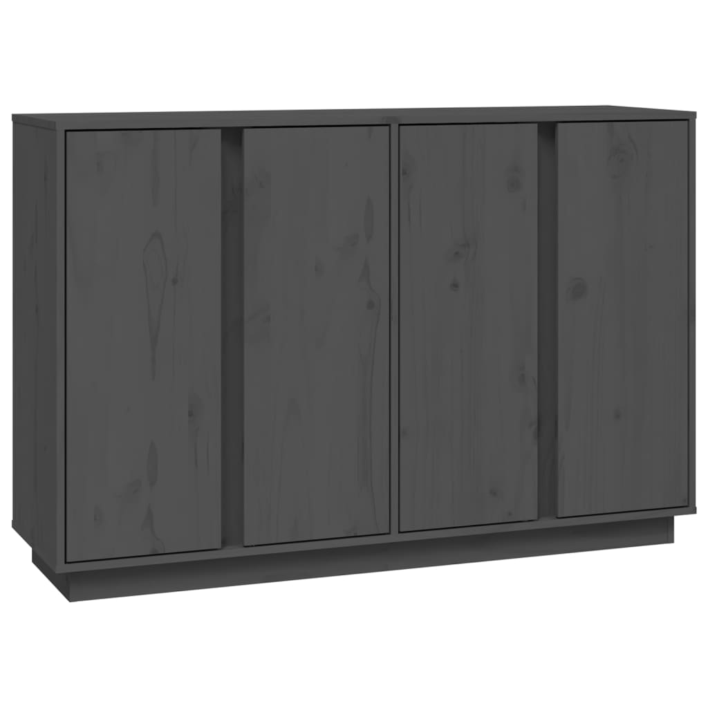 Dressoir 120x35x80 cm massief grenenhout