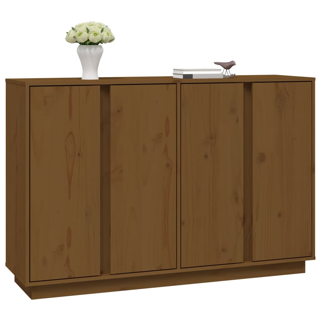 Dressoir 120x35x80 cm massief grenenhout