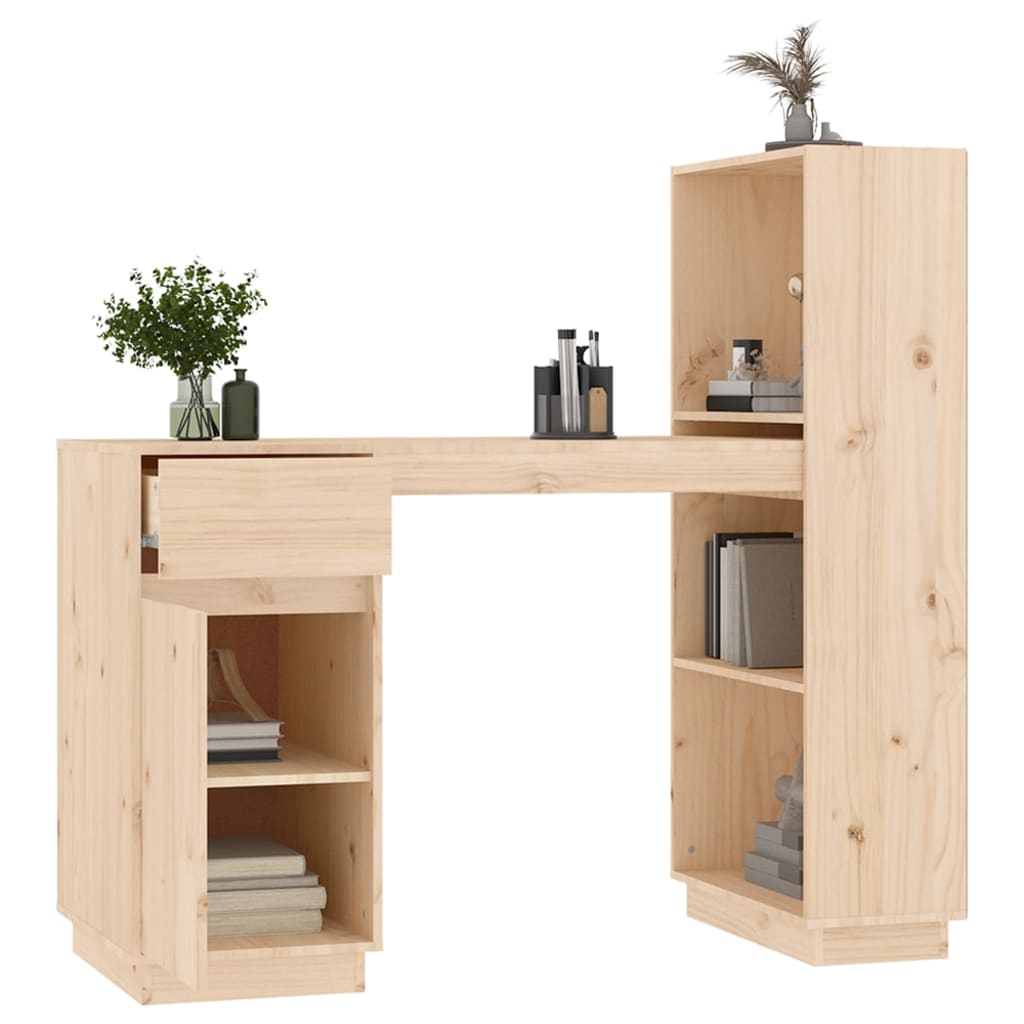 Bureau 110x53x117 cm massief grenenhout