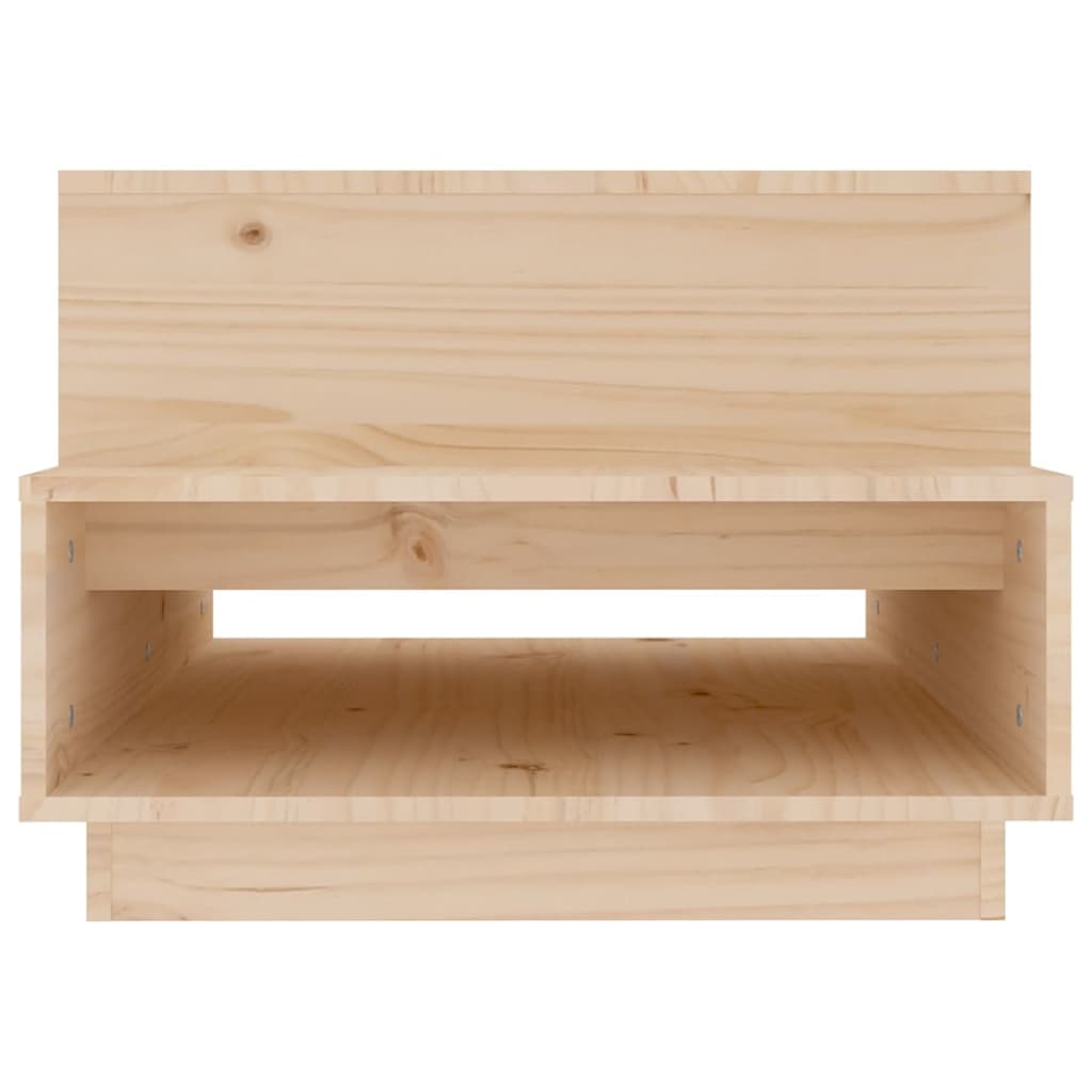 Table basse 80x55x40,5 cm en bois de pin massif