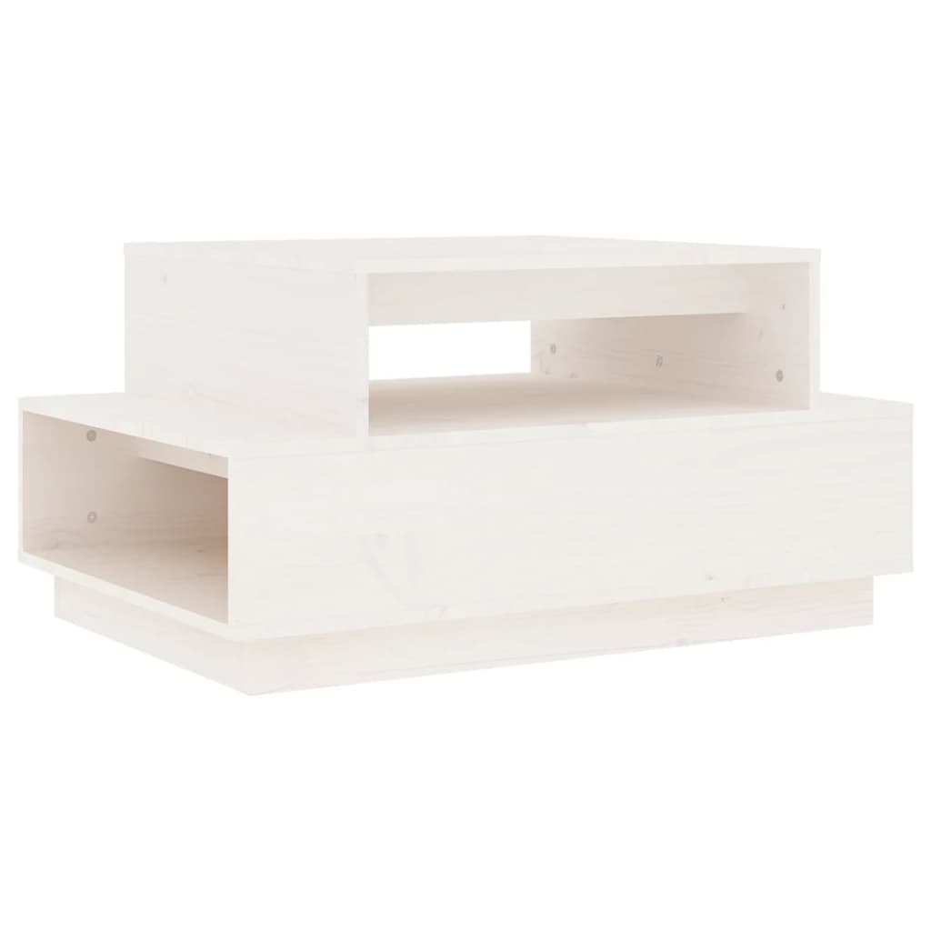 Table basse 80x55x40,5 cm en bois de pin massif