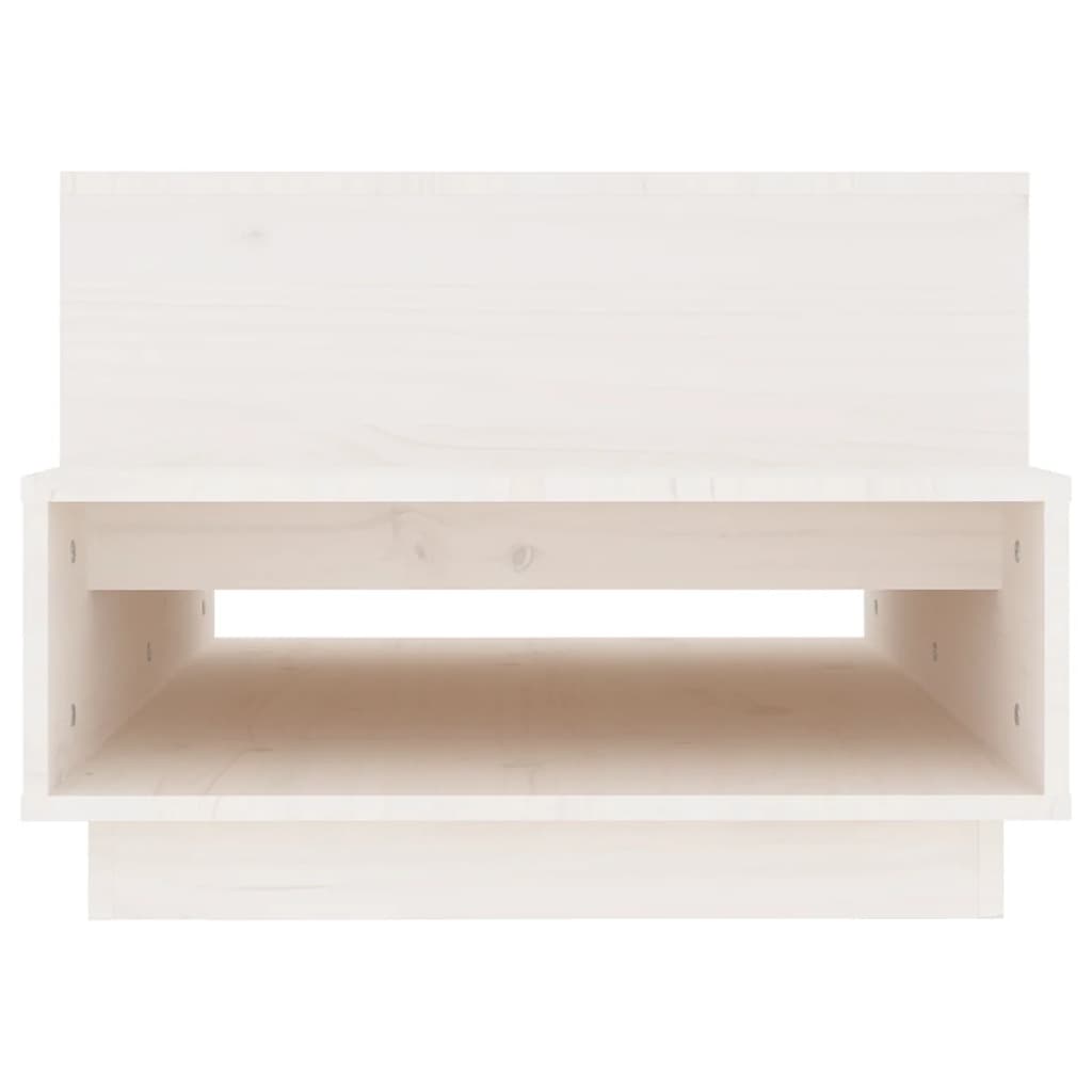 Table basse 80x55x40,5 cm en bois de pin massif