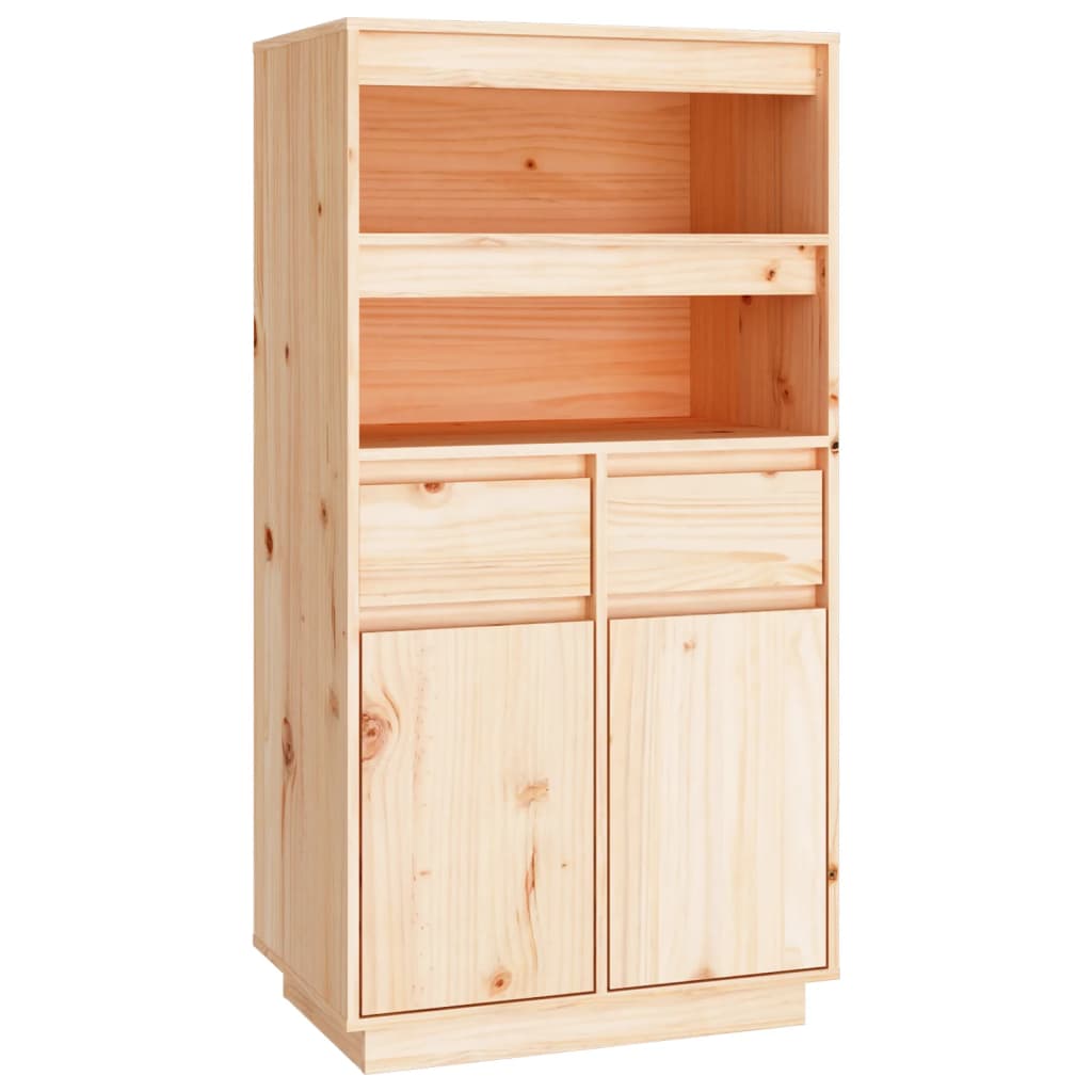 Meuble haut 60x40x116,5 cm en bois de pin massif