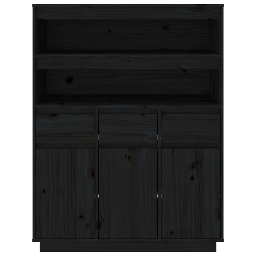 Meuble haut 89x40x116,5 cm en bois de pin massif