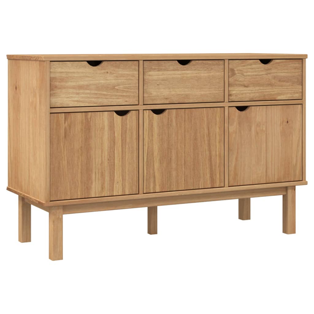 Buffet OTTA 114x43x73,5 cm en bois de pin massif