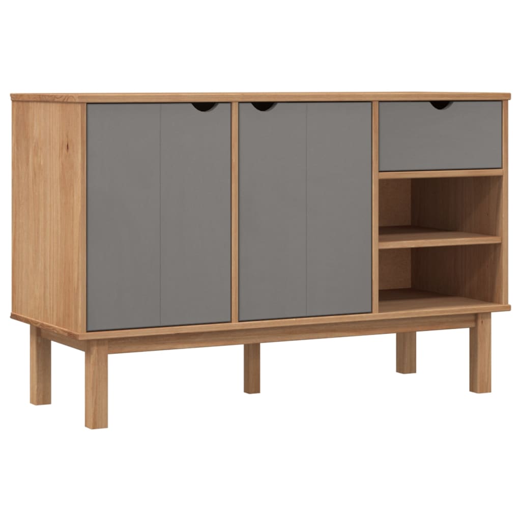 Buffet OTTA 114x43x73,5 cm en bois de pin massif