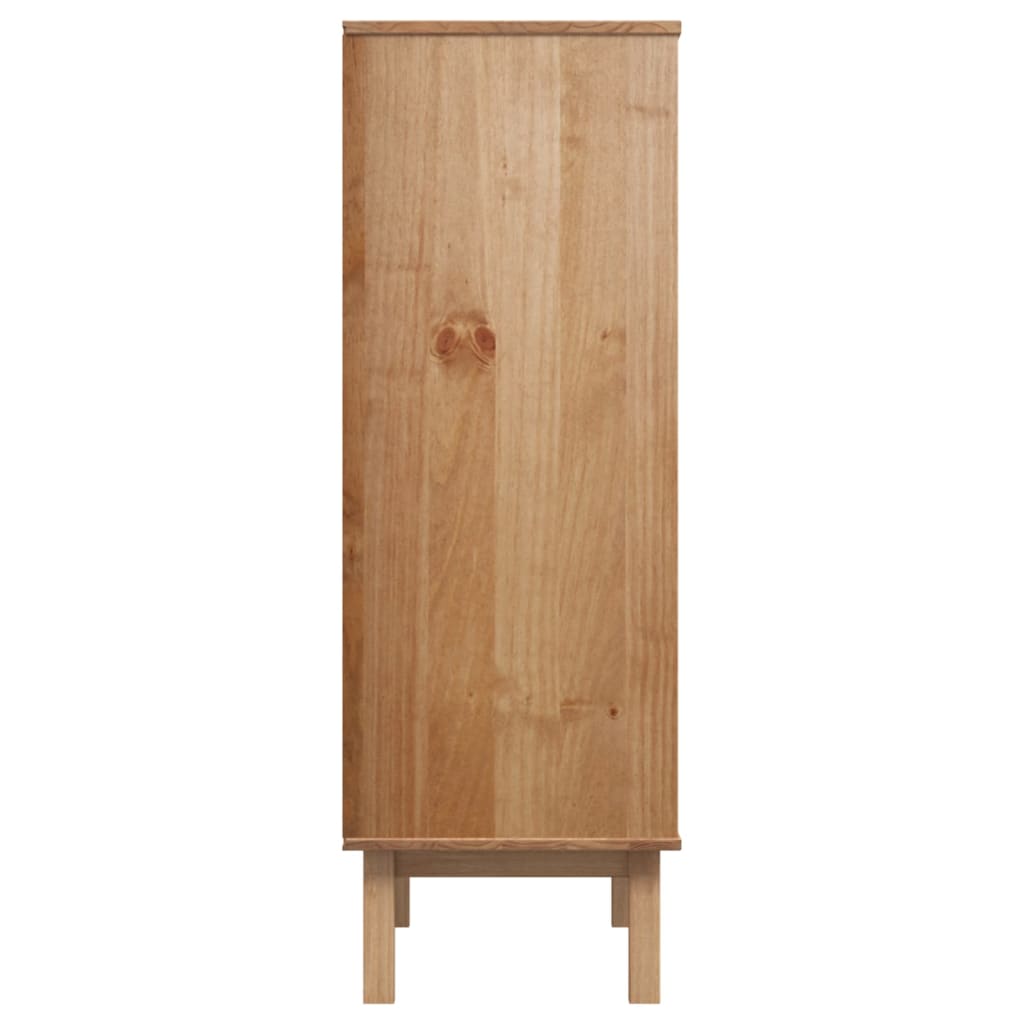 Armoire haute OTTA 85x43x125 cm en bois de pin massif