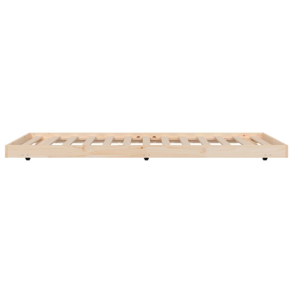 Bedframe 75x190 cm massief grenenhout