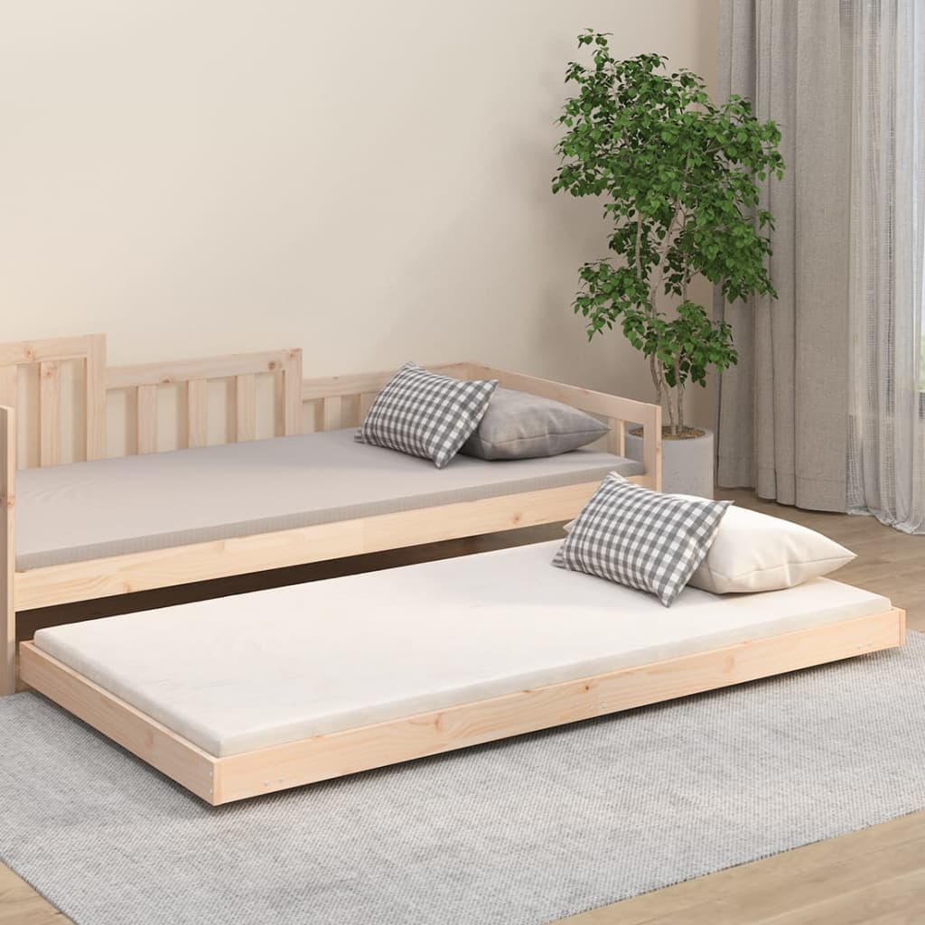 Bedframe 75x190 cm massief grenenhout