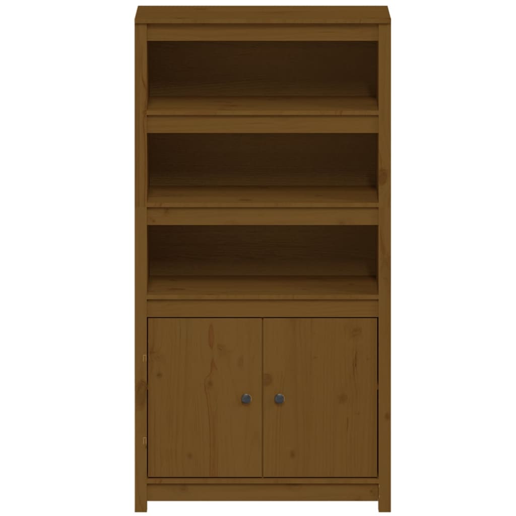 Meuble haut 80x35x154 cm en bois de pin massif