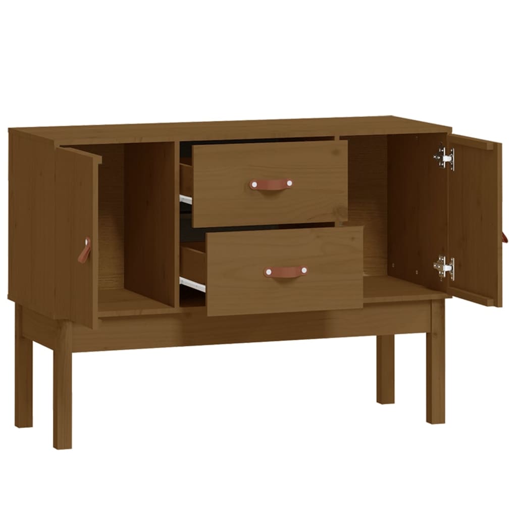 Dressoir 110x40x78 cm massief grenenhout