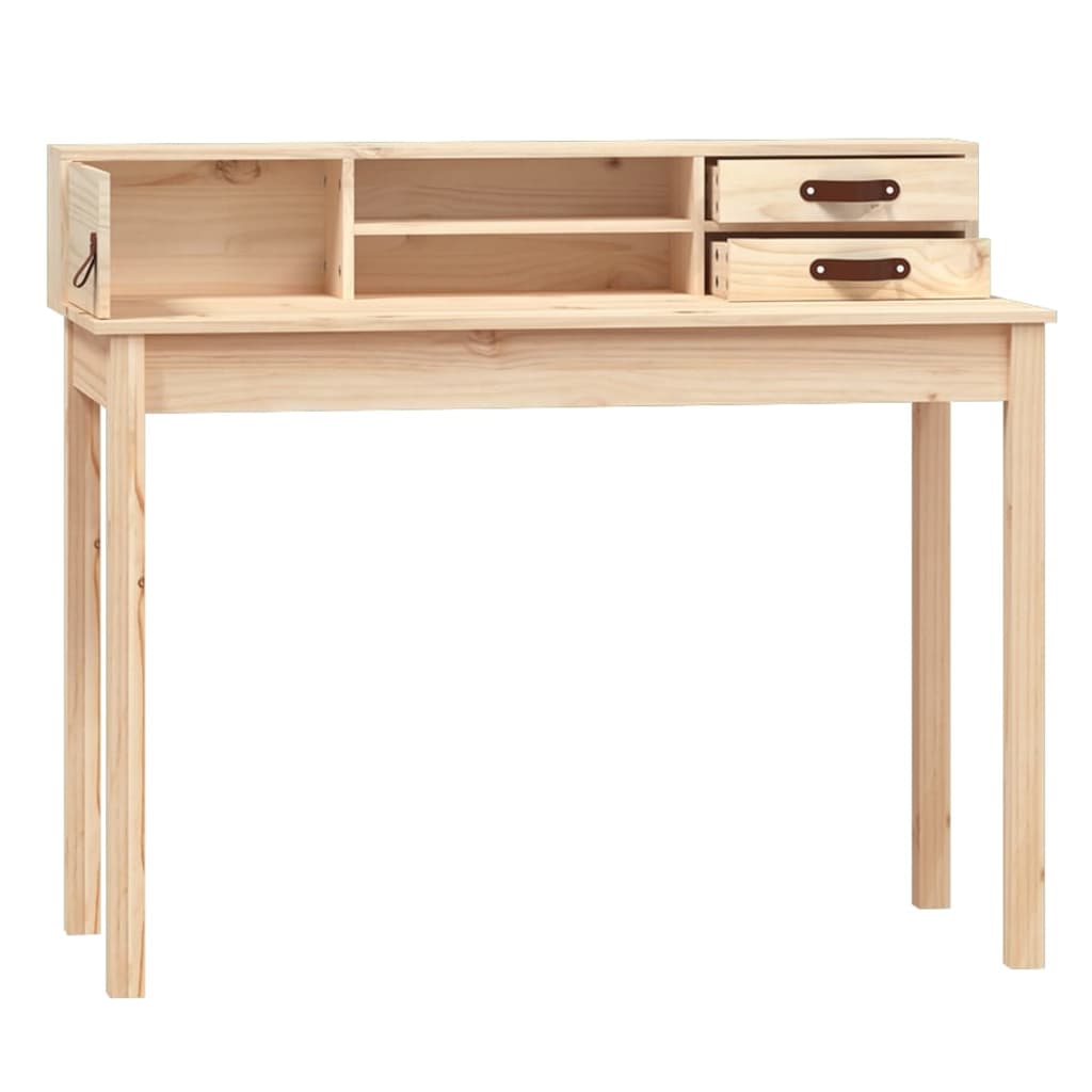 Bureau 110x50x93 cm massief grenenhout