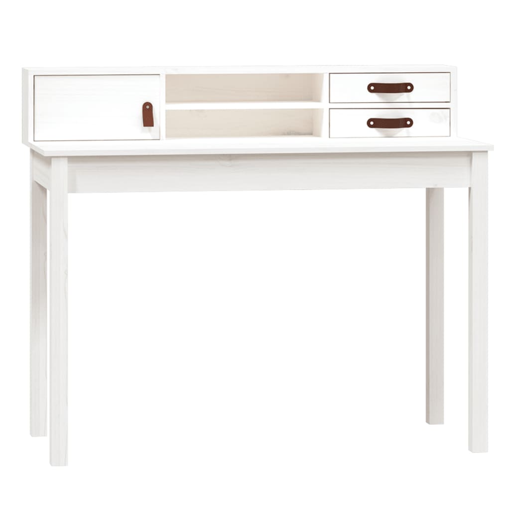 Bureau 110x50x93 cm en bois de pin massif