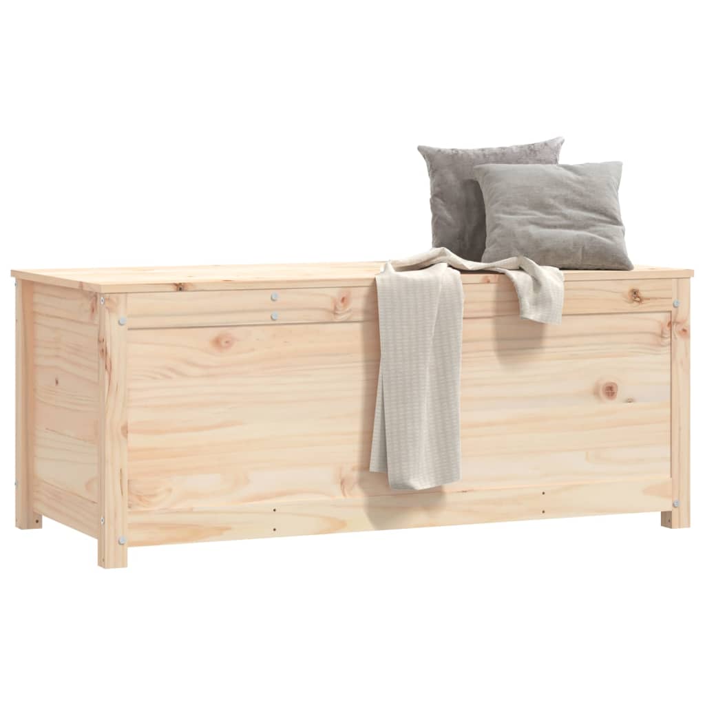 Boîte de rangement 80x40x45,5 cm en bois de pin massif