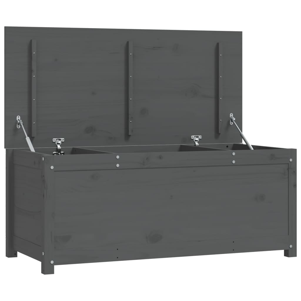 Opbergbox 80x40x45,5 cm massief grenenhout