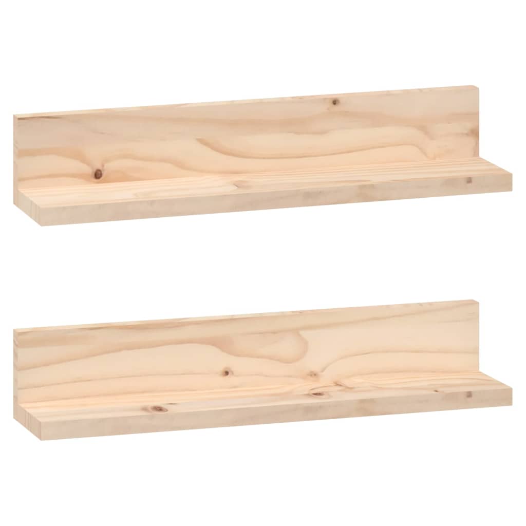 Éléments muraux 2 pcs 110x11x9 cm bois de pin massif