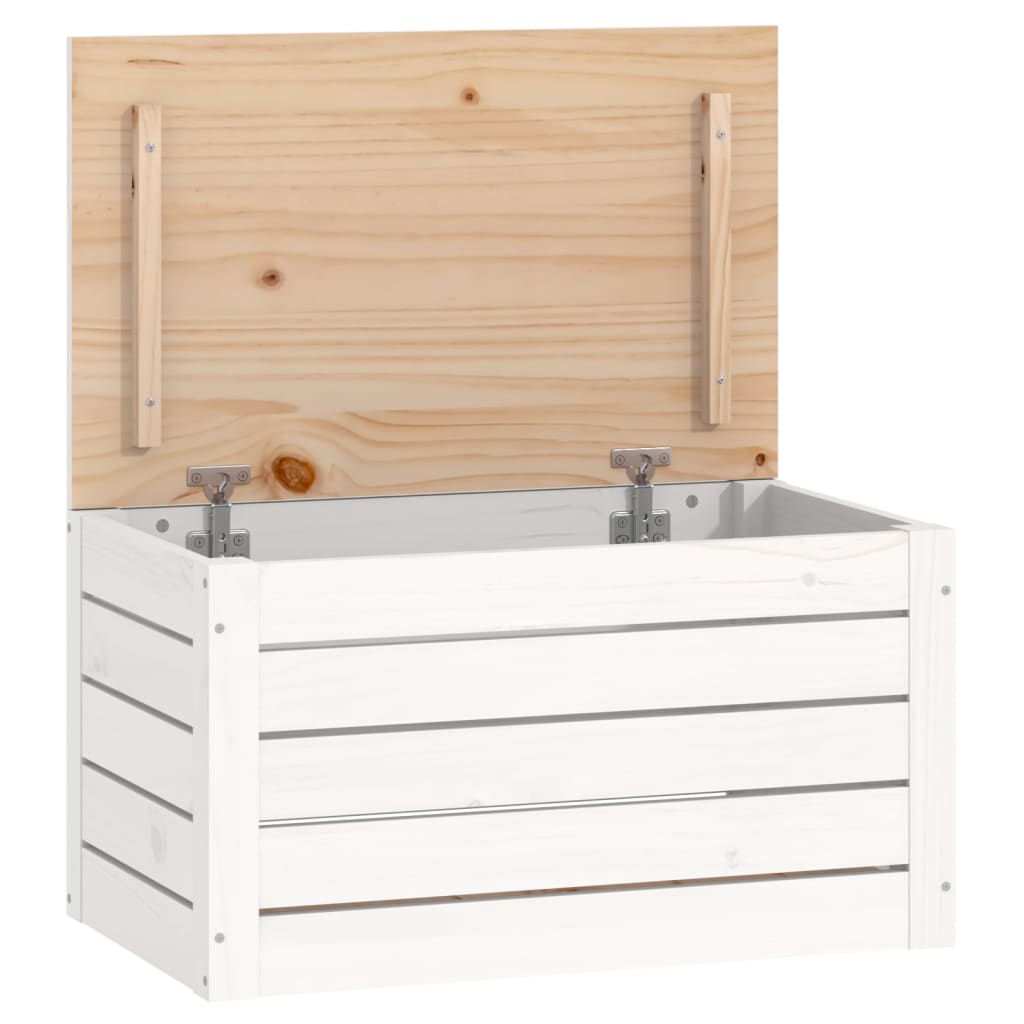 Opbergbox 109x36,5x33 cm massief grenenhout