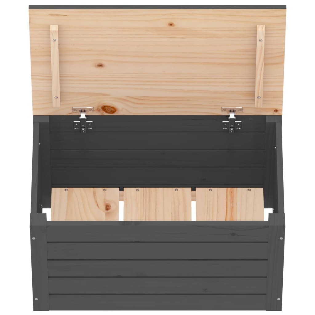 Opbergbox 109x36,5x33 cm massief grenenhout