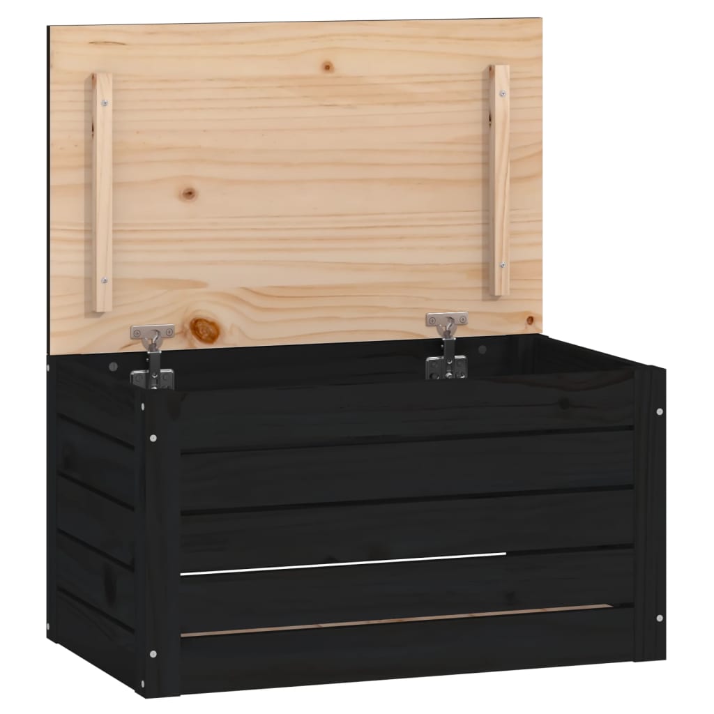 Opbergbox 109x36,5x33 cm massief grenenhout