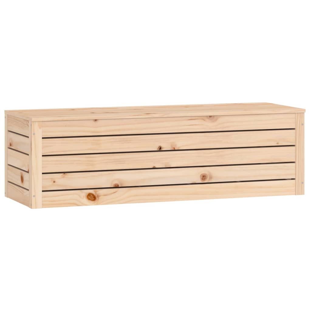 Opbergbox 109x36,5x33 cm massief grenenhout