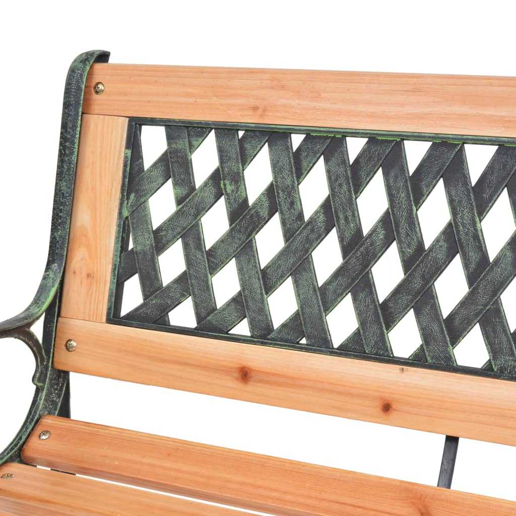 Banc de jardin 122 cm en bois de pin massif