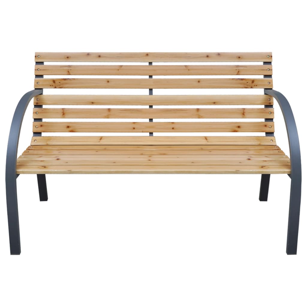 Banc de jardin 112 cm en bois de pin massif