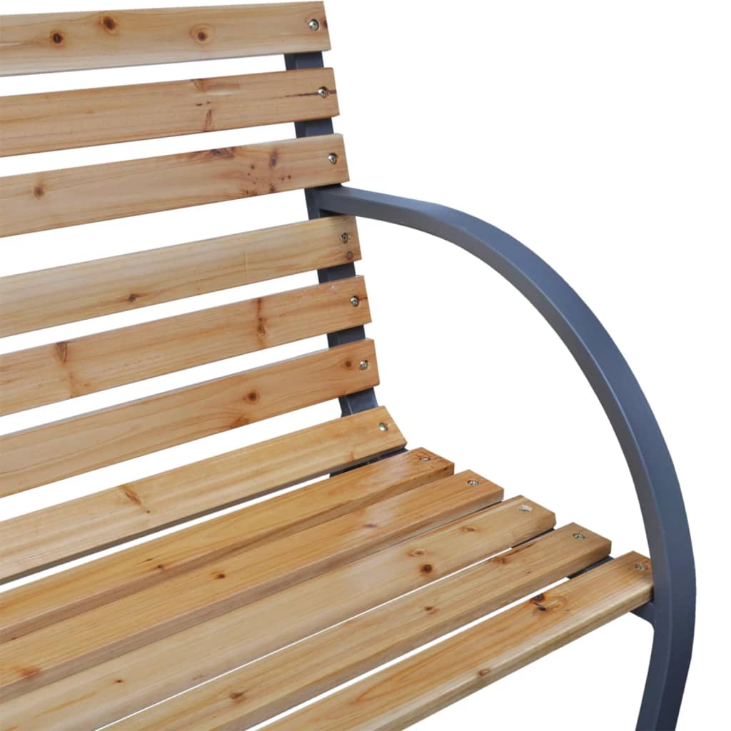 Banc de jardin 112 cm en bois de pin massif