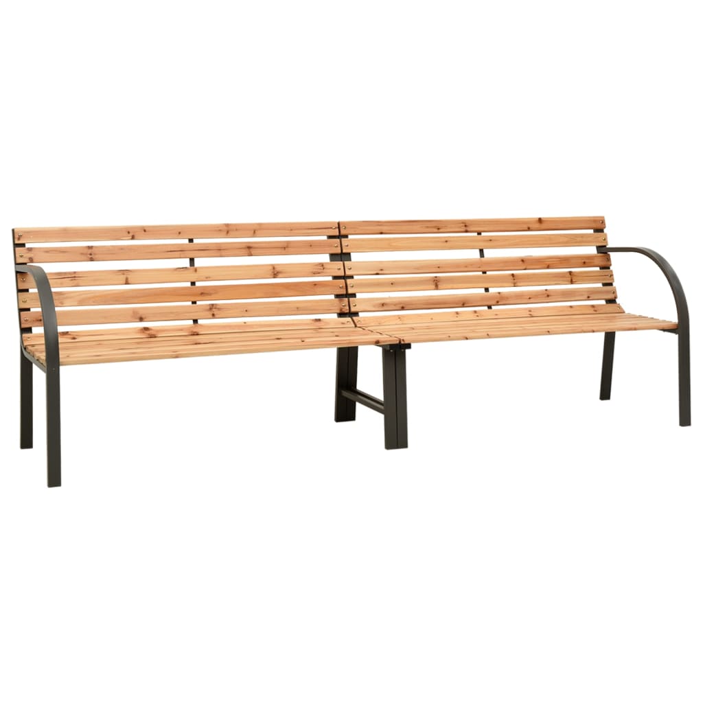 Banc de jardin 112 cm en bois de pin massif