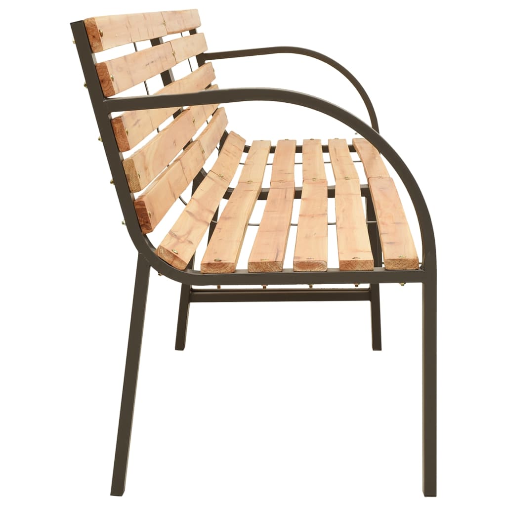 Banc de jardin 112 cm en bois de pin massif