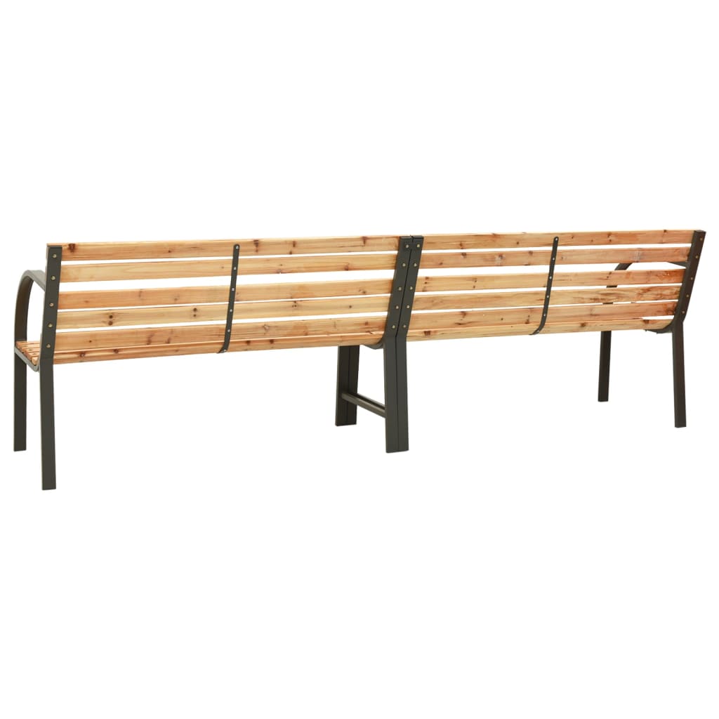 Banc de jardin 112 cm en bois de pin massif