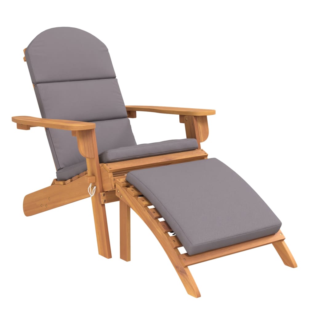 3-delige Loungeset Adirondack massief acaciahout