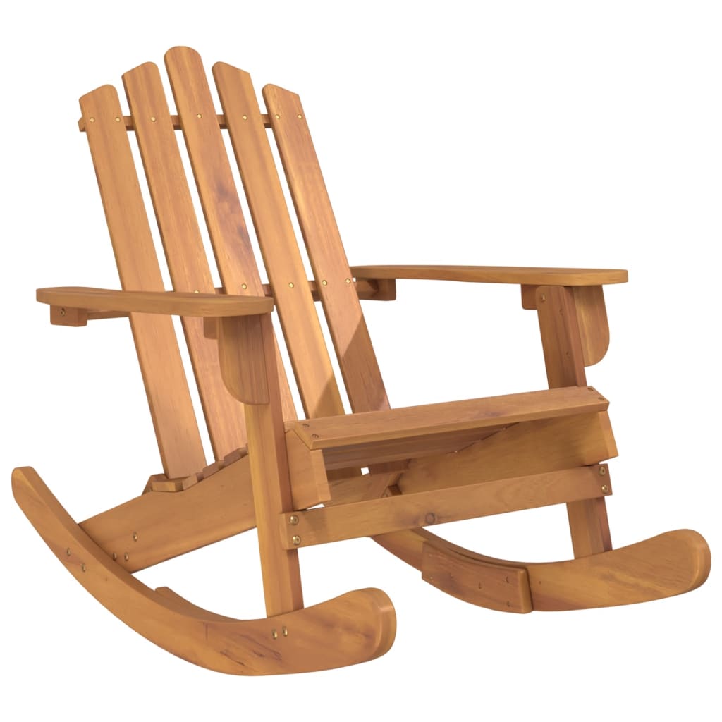 Ensemble de salon 3 pièces Adirondack en bois d'acacia massif