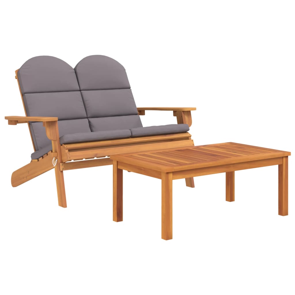 3-delige Loungeset Adirondack massief acaciahout