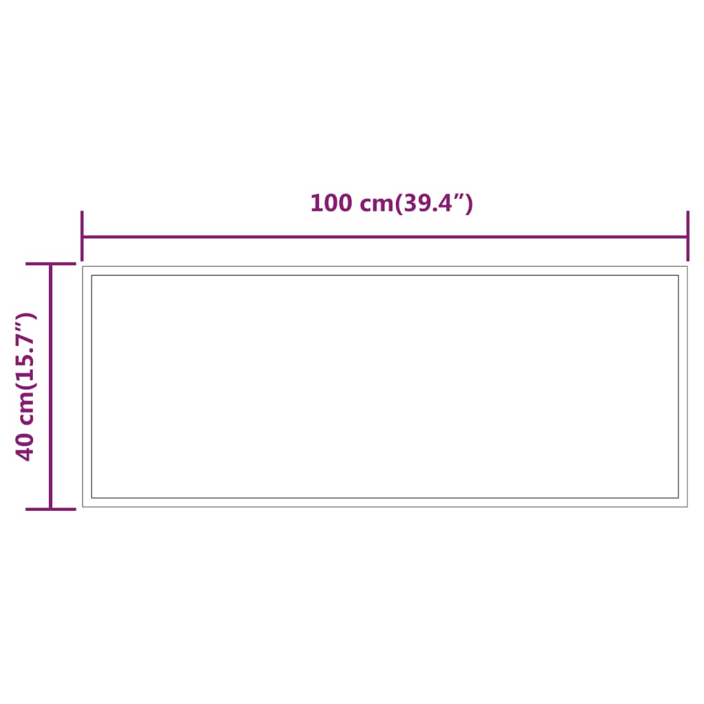 Badkamerspiegel LED 30x60 cm