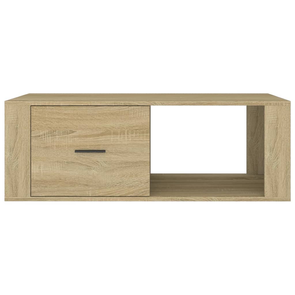 Salontafel 100x50,5x35 cm bewerkt hout