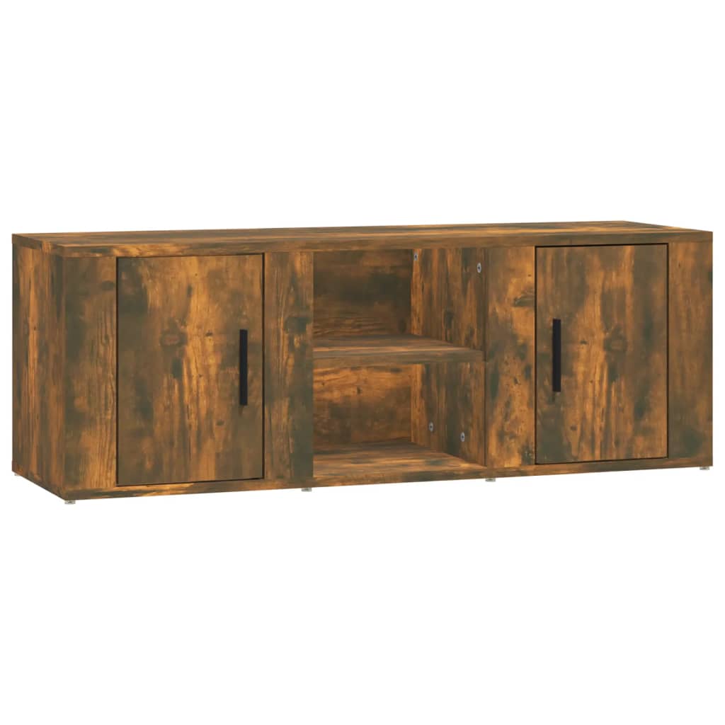 Tv-meubel 100x31,5x35 cm bewerkt hout