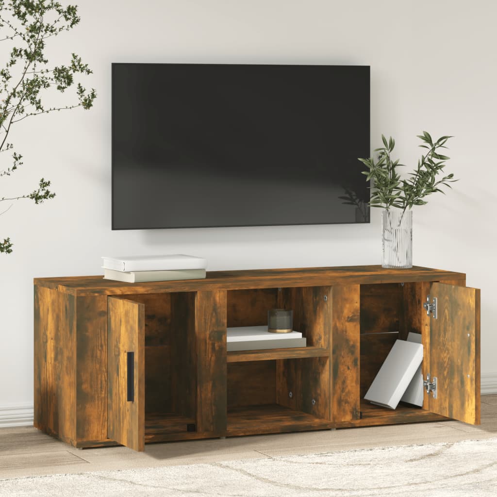 Tv-meubel 100x31,5x35 cm bewerkt hout