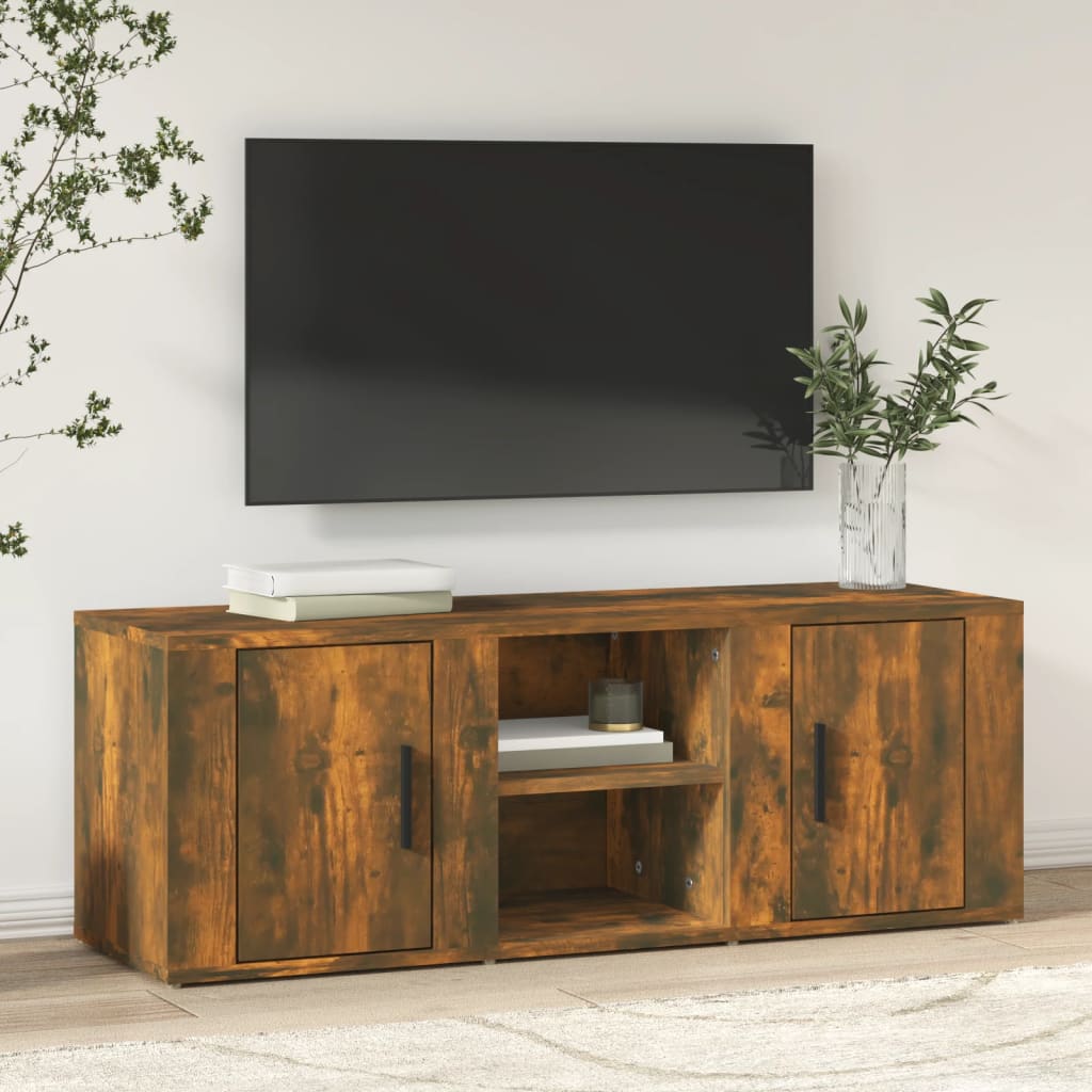 Tv-meubel 100x31,5x35 cm bewerkt hout