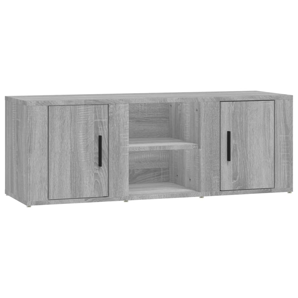 Tv-meubel 100x31,5x35 cm bewerkt hout