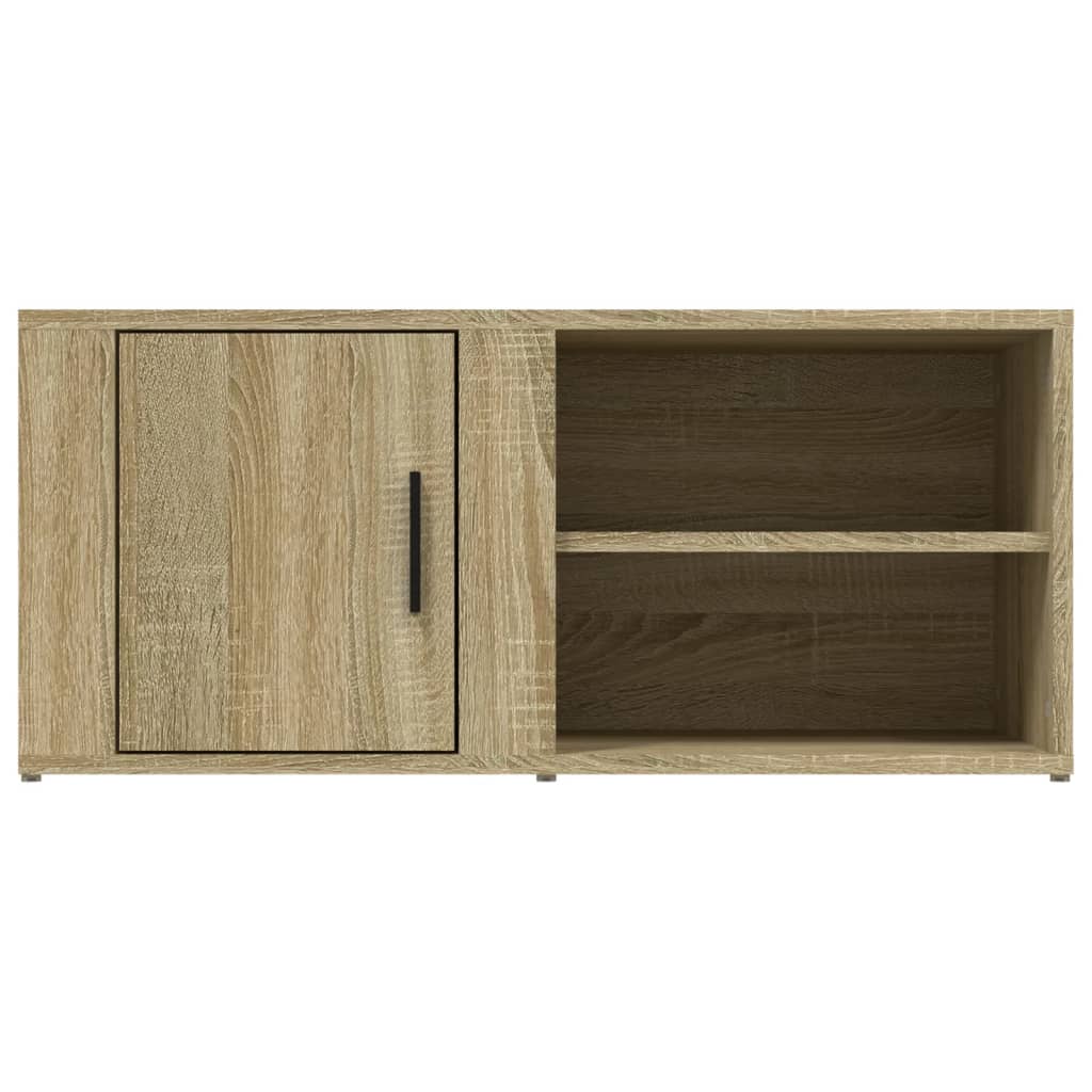 Tv-meubel 80x31,5x36 cm bewerkt hout