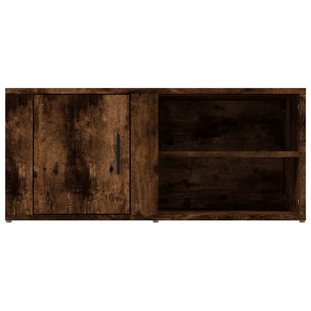 Tv-meubel 80x31,5x36 cm bewerkt hout