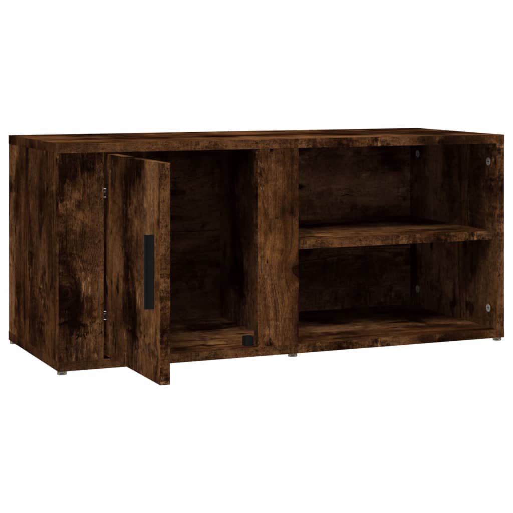 Tv-meubel 80x31,5x36 cm bewerkt hout