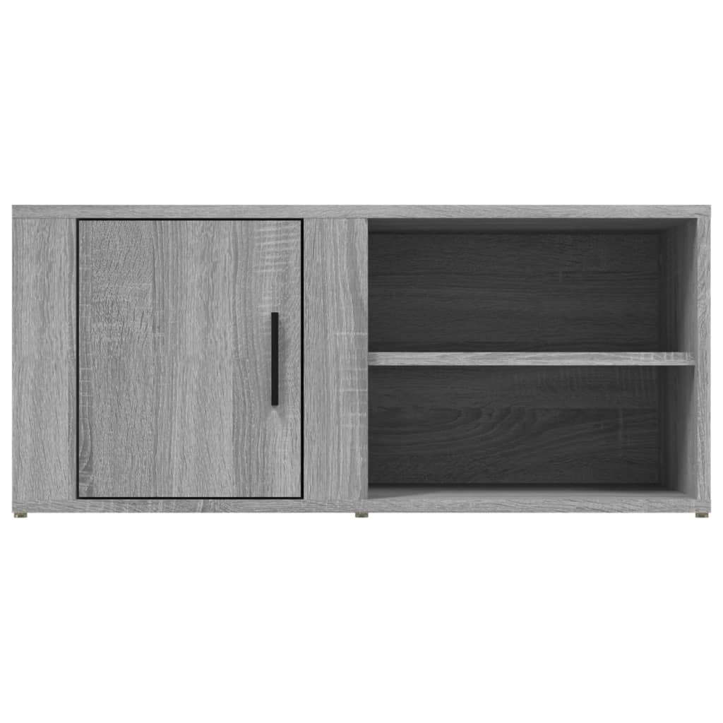 Tv-meubel 80x31,5x36 cm bewerkt hout