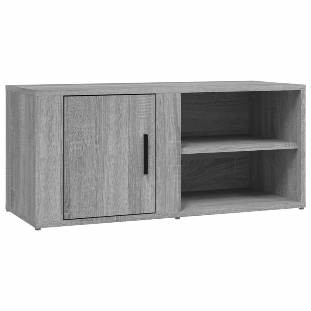 Tv-meubel 80x31,5x36 cm bewerkt hout