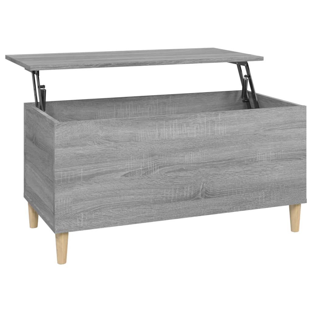 Salontafel 60x44,5x45 cm bewerkt hout