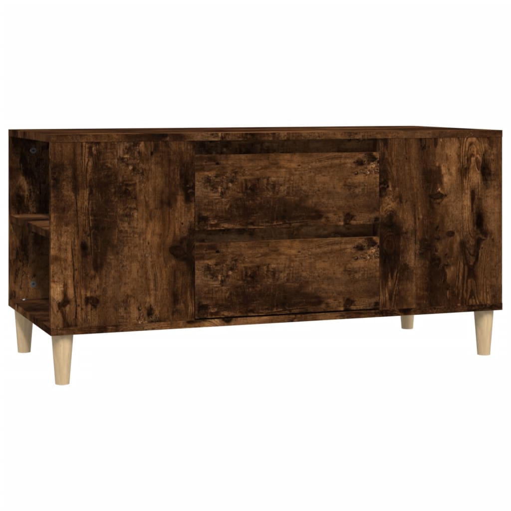 Tv-meubel 102x44,5x50 cm bewerkt hout