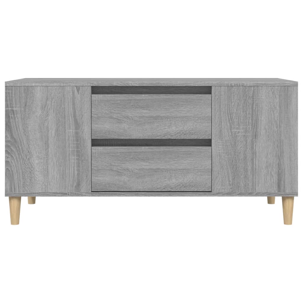 Tv-meubel 102x44,5x50 cm bewerkt hout