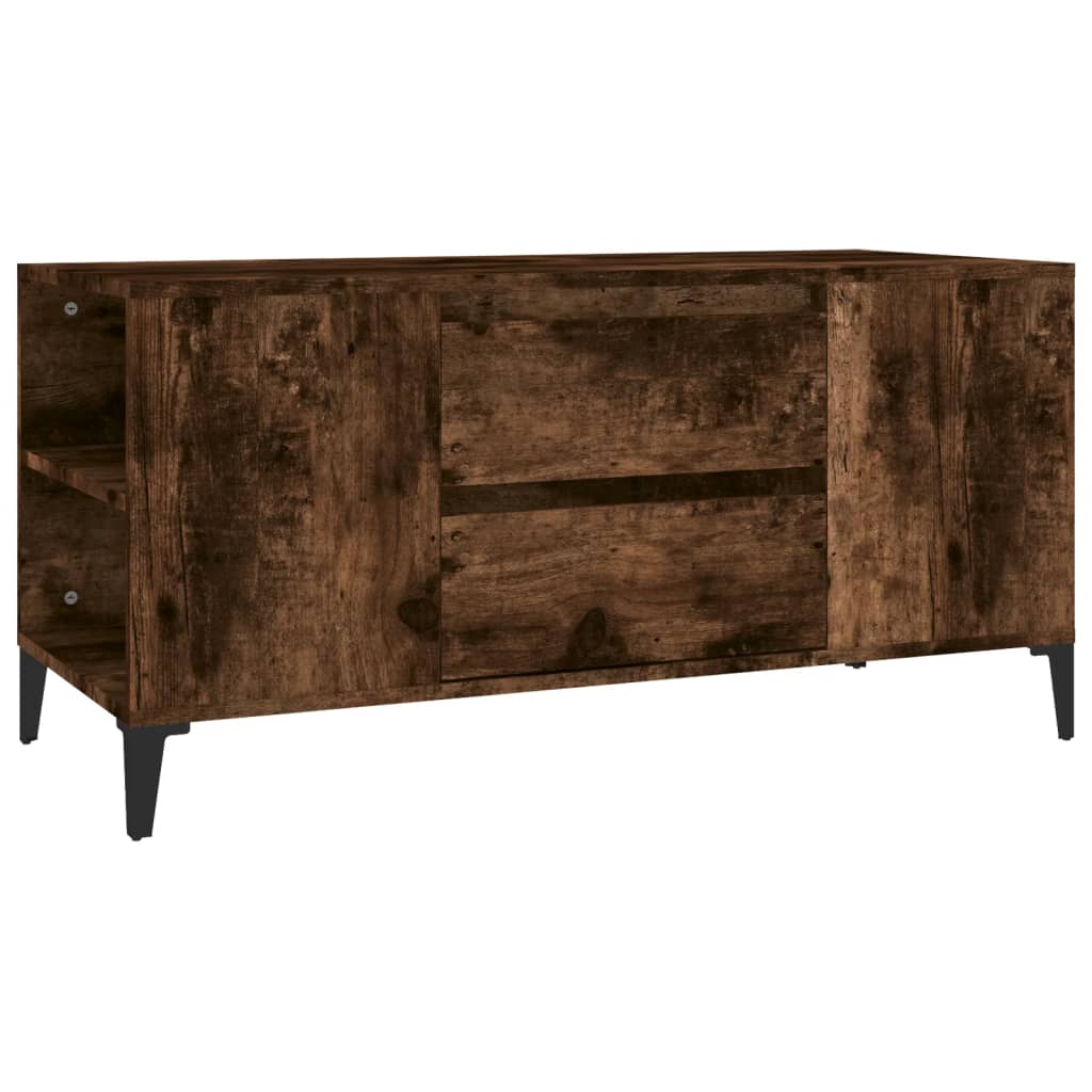 Tv-meubel 102x44,5x50 cm bewerkt hout