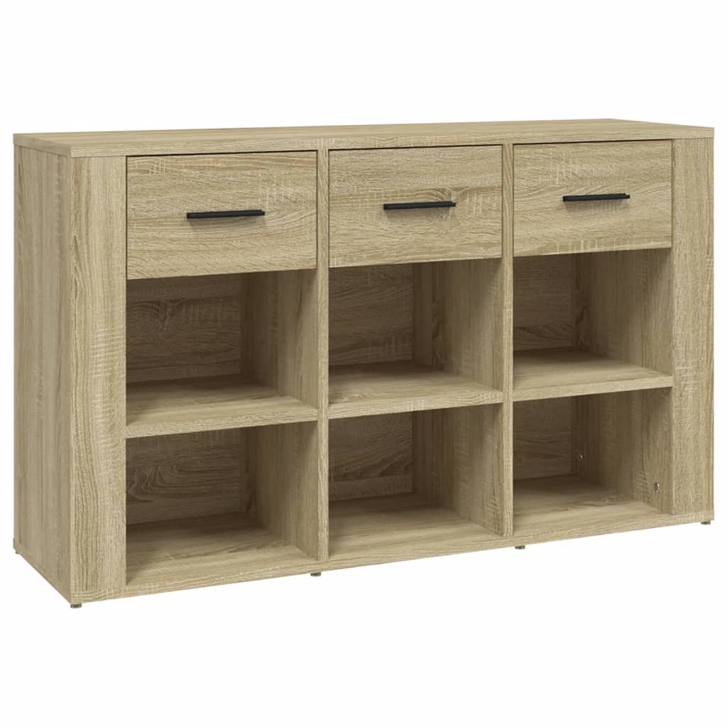 Dressoir 100x30x59,5 cm bewerkt hout