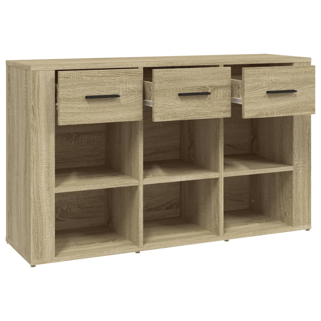 Dressoir 100x30x59,5 cm bewerkt hout